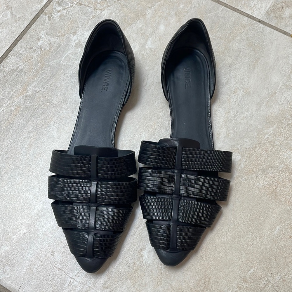 Vince leather flats